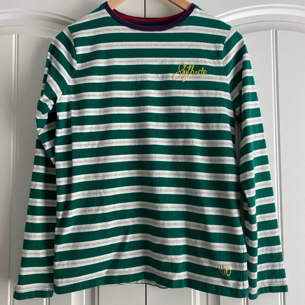 Mini BODEN Harry Potter Slytherin Long‎ Sleeve T Shirt Youth Size 13 - 14 Y
